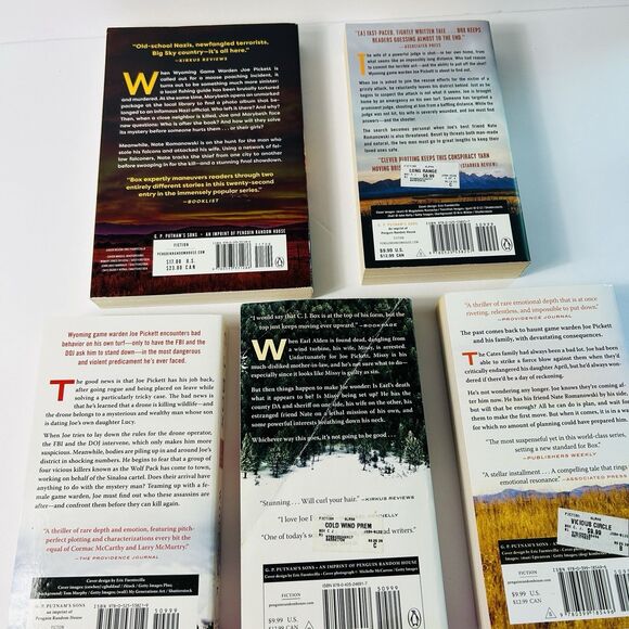 CJ Box Book Lot of 5 Joe Pickett Series PB 11 17 19 20 22 Western Mystery - Picture 5 of 8